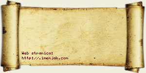 Jefimija Simonović vizit kartica